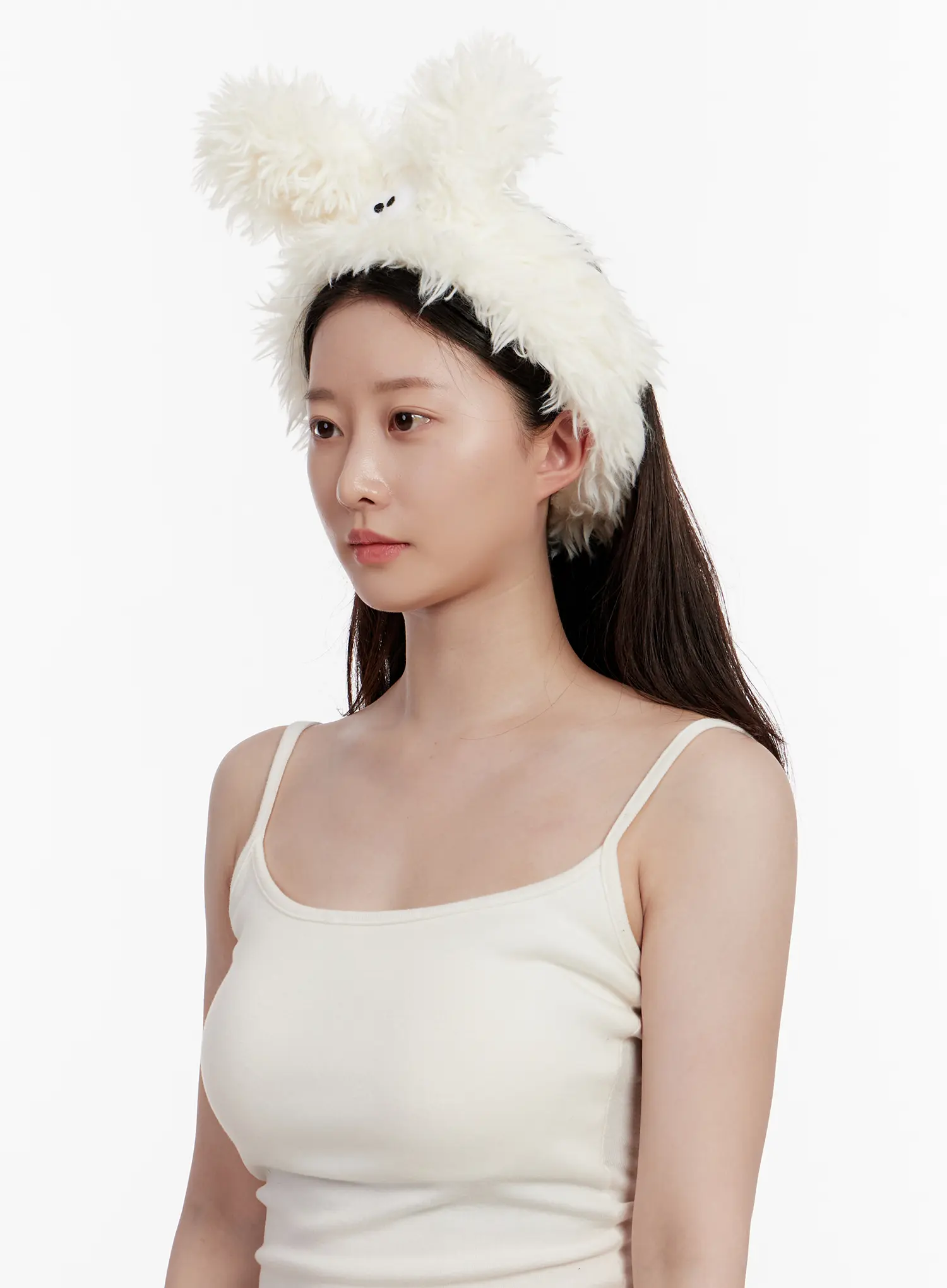 Fluffy Bunny Headband IM527 - Image 4