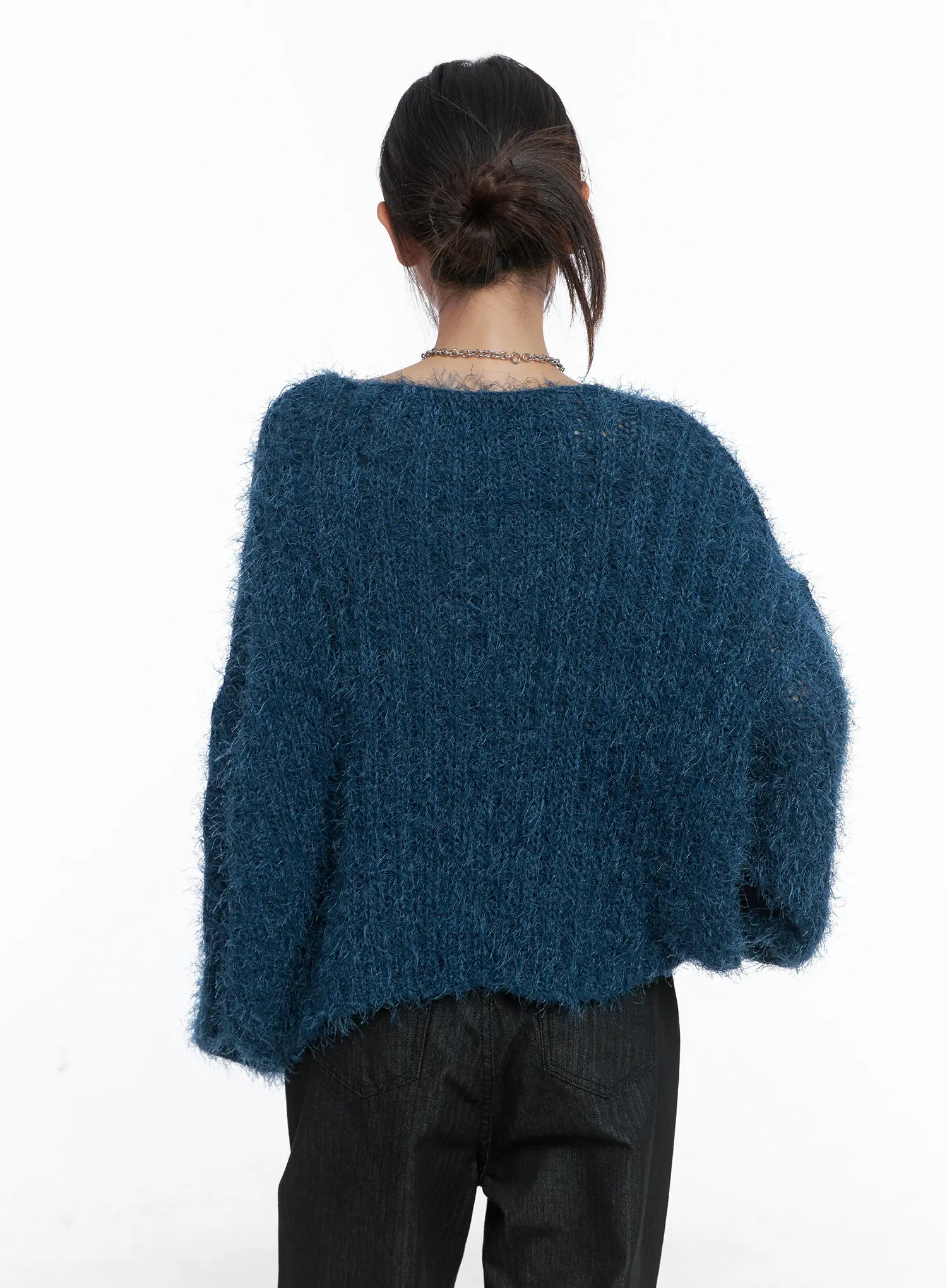 Fluffy Off-Shoulder Sweater CS502 - Image 7