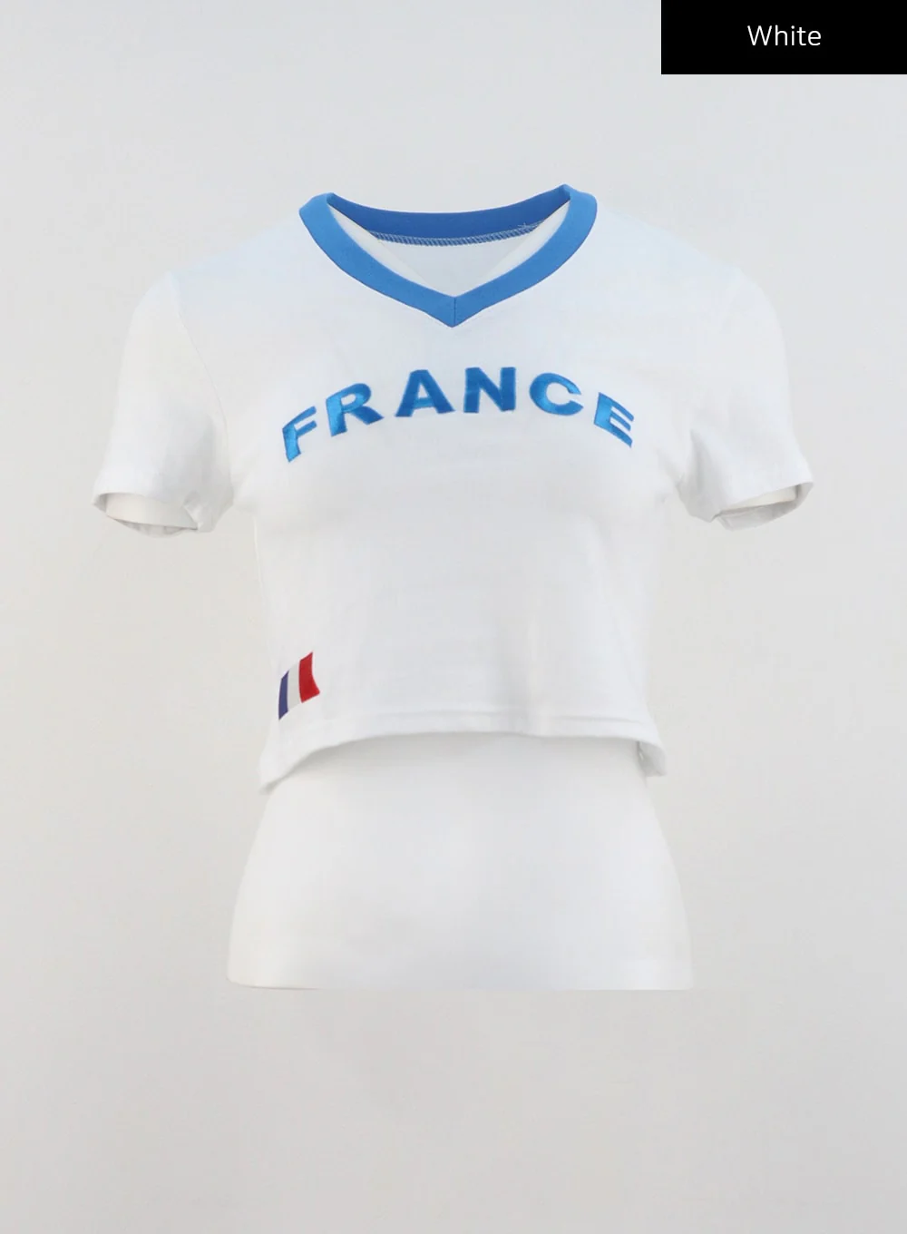 France V-Neck Tee CU315 - Image 12