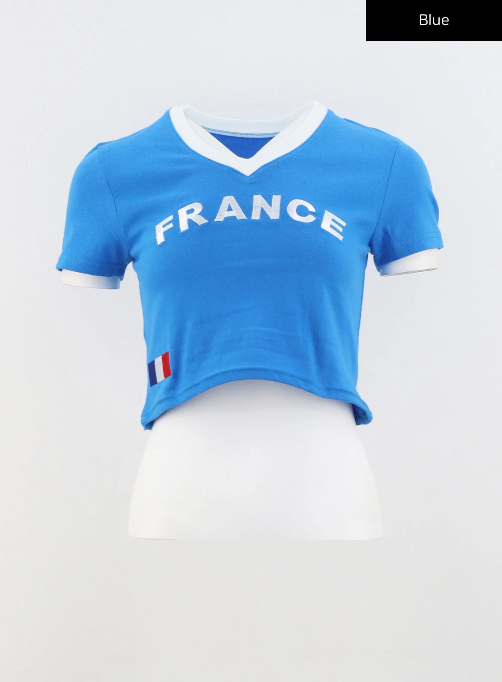France V-Neck Tee CU315 - Image 13
