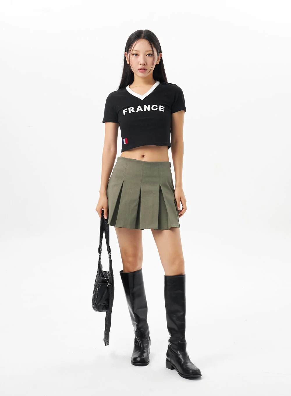 France V-Neck Tee CU315 - Image 6
