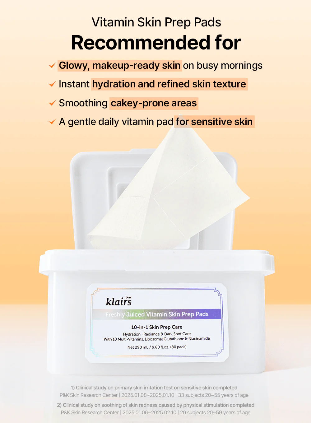 Freshly Juiced Vitamin Skin Prep Pads (290ml, 80ea) - Image 25