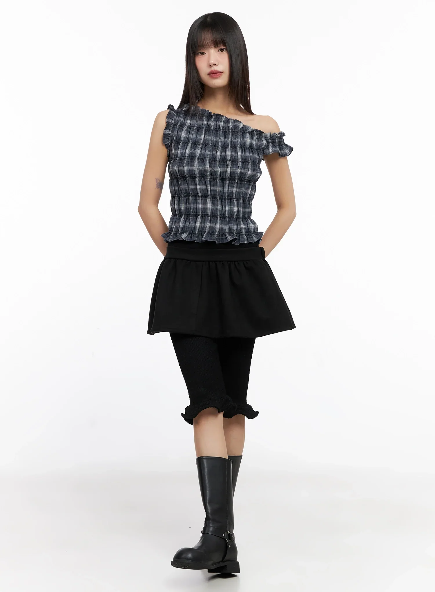 Frill Capri Pants IN503 - Image 12