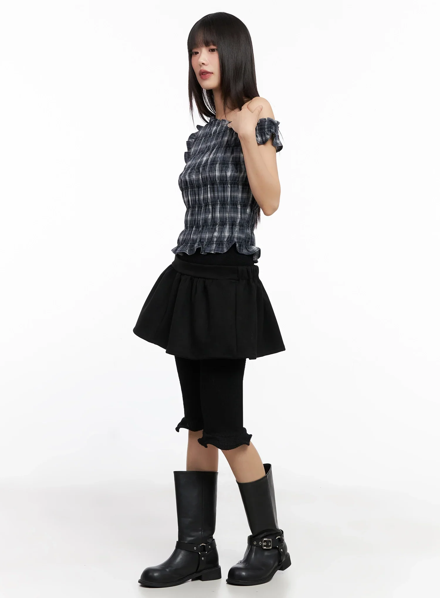 Frill Capri Pants IN503 - Image 13