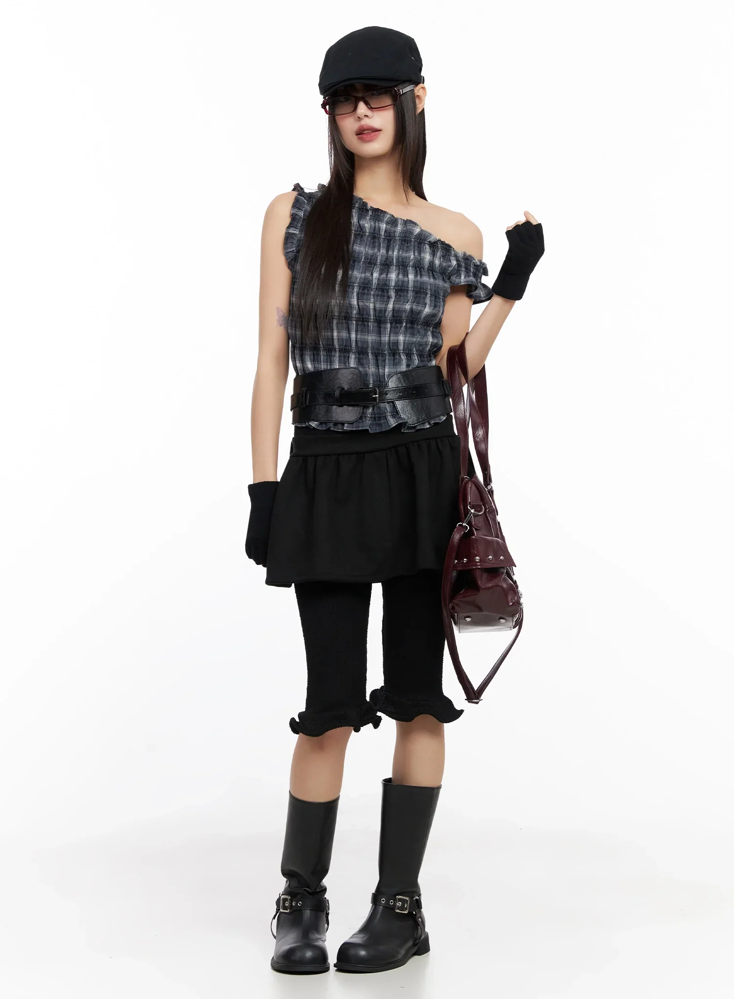 Frill Capri Pants IN503 - Image 3