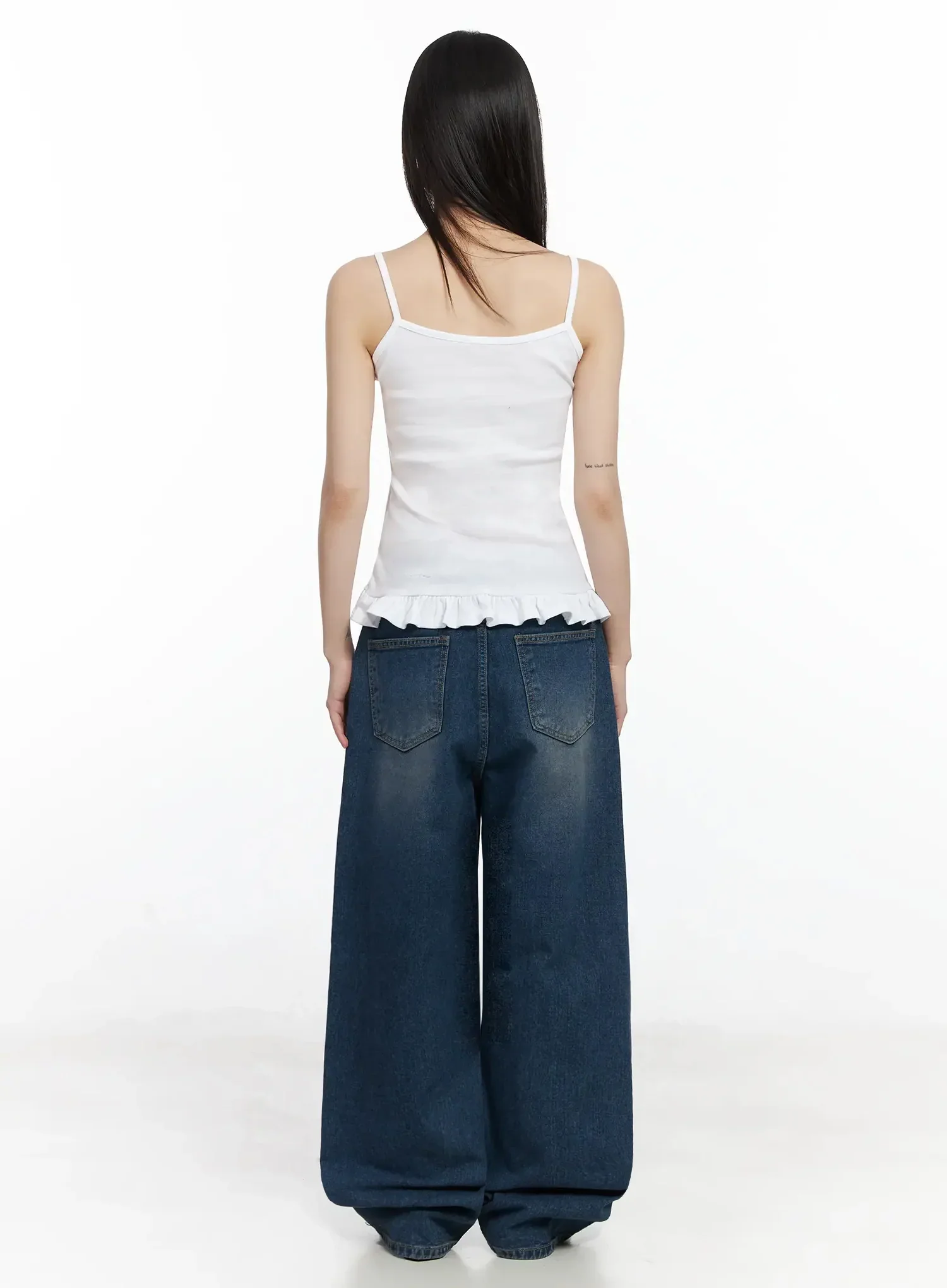 Frill Hem Cami Top F517 - Image 10