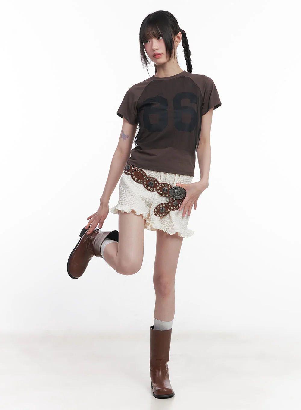 Frill Loose-Fit Shorts CU505