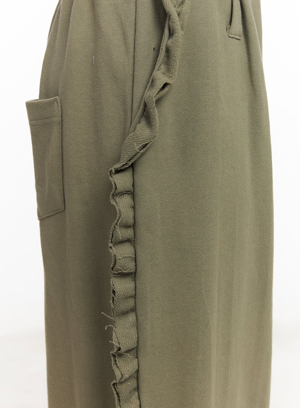 Frill Wide-Leg Sweatpants IM525 - Image 10
