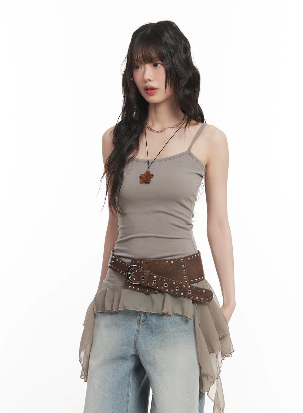 Frilly Flared Cami Top CM520 - Image 3
