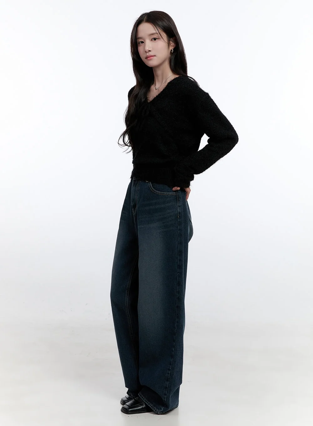 Fuzzy Bolero Cardigan & Tank Set ON418 - Image 3