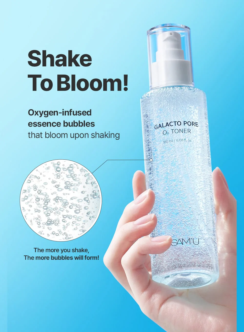 Galacto Pore O2 Toner (180ml) - Image 6