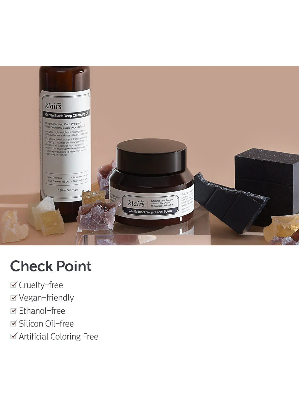 Gentle Black Sugar Facial Polish (110g) - Image 9