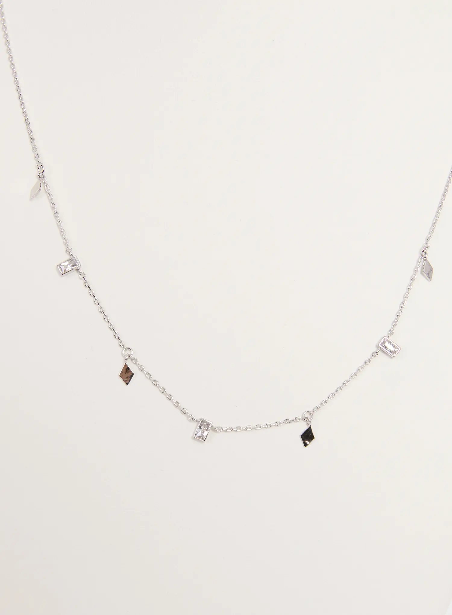 Geometric Drop Necklace IS517 - Image 5