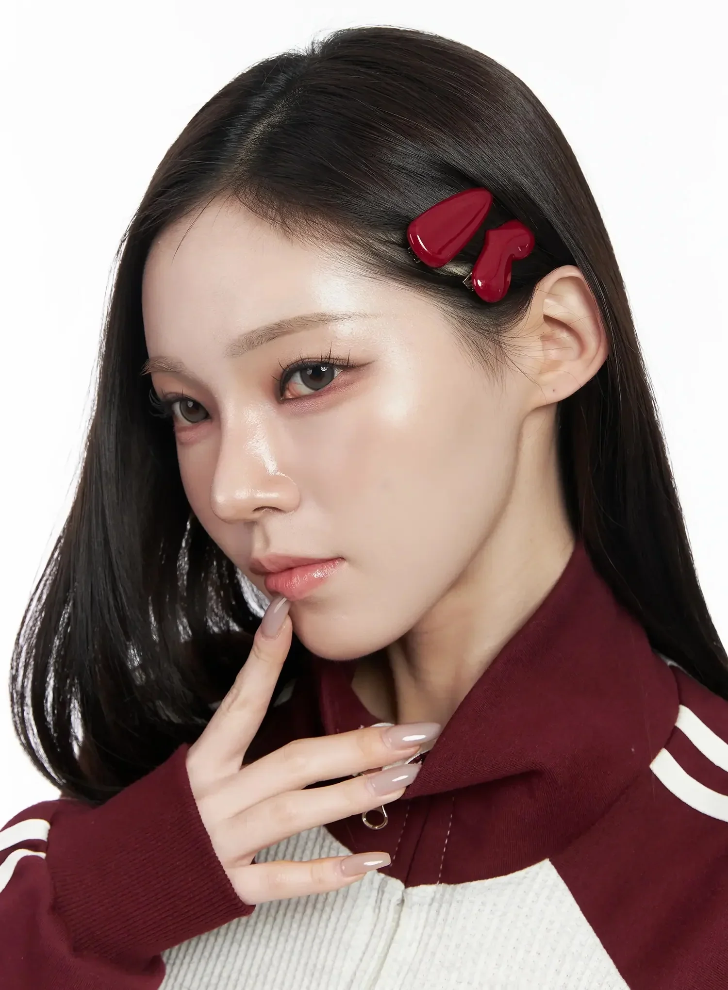 Glossy Love Hair Pin Set IF502 - Image 3