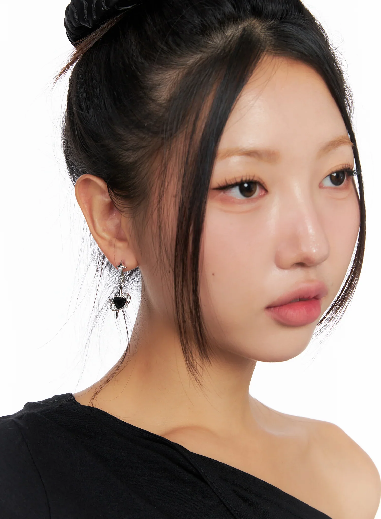 Gothic Cubic Drop Earrings CO514 - Image 2