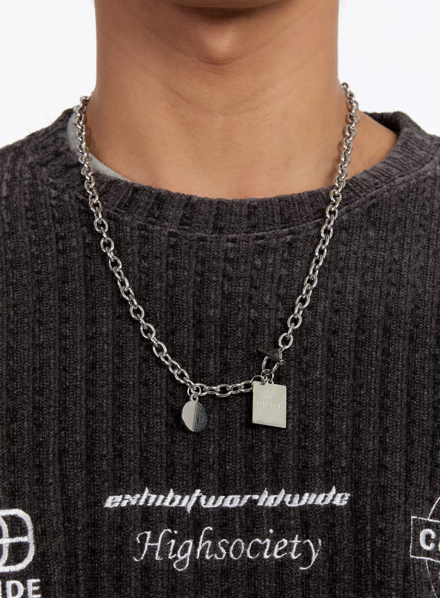 Grace Chain Necklace IN524 - Image 3