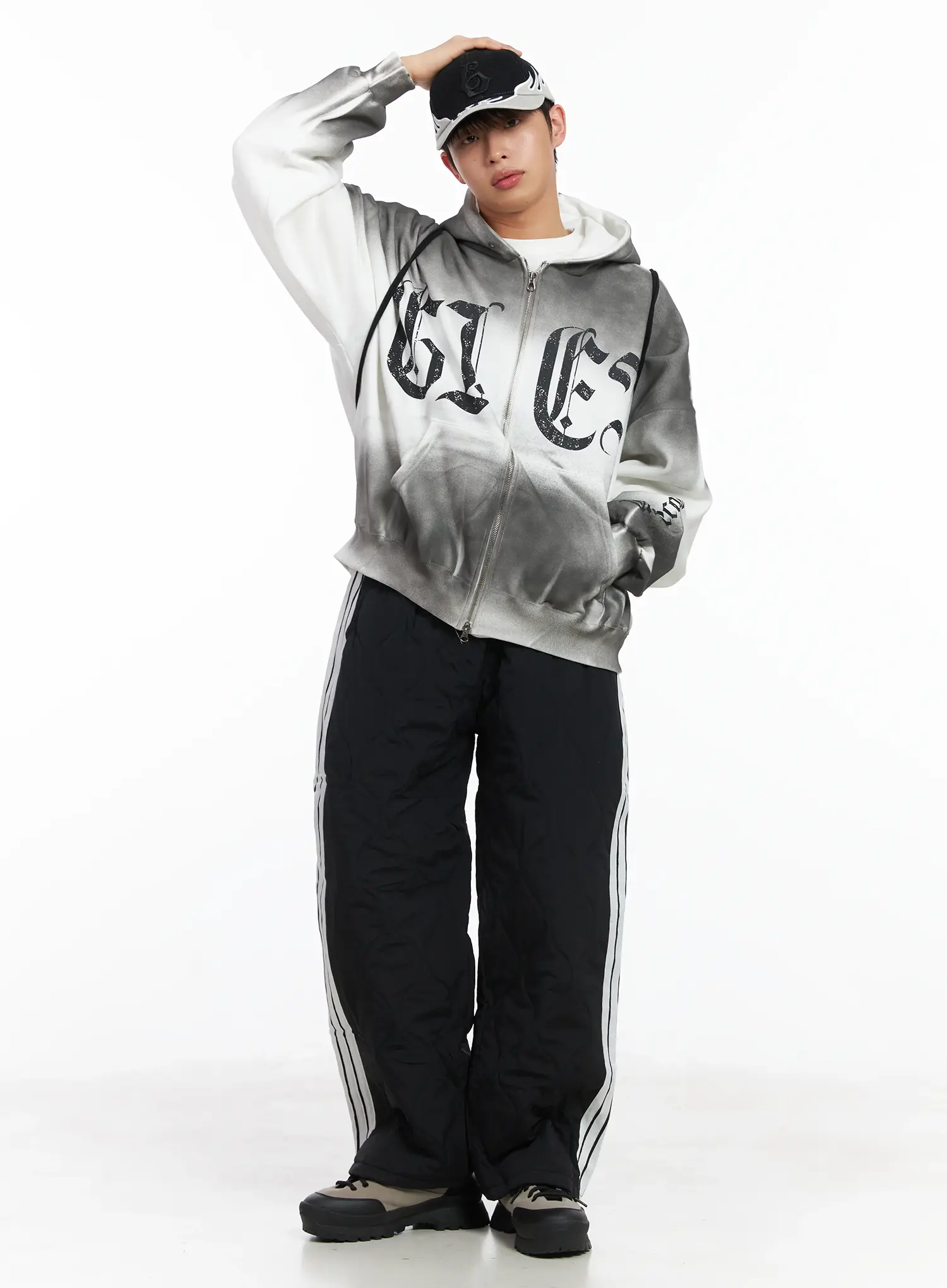 Graffiti Style Graphic Hoddie ID515 - Image 2