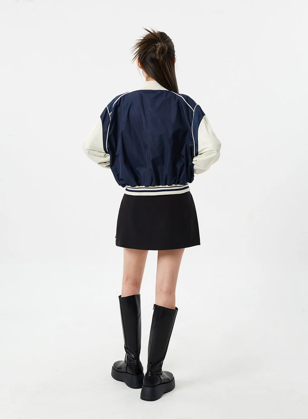 Graphic Bomber Jacket CM308 - Image 12