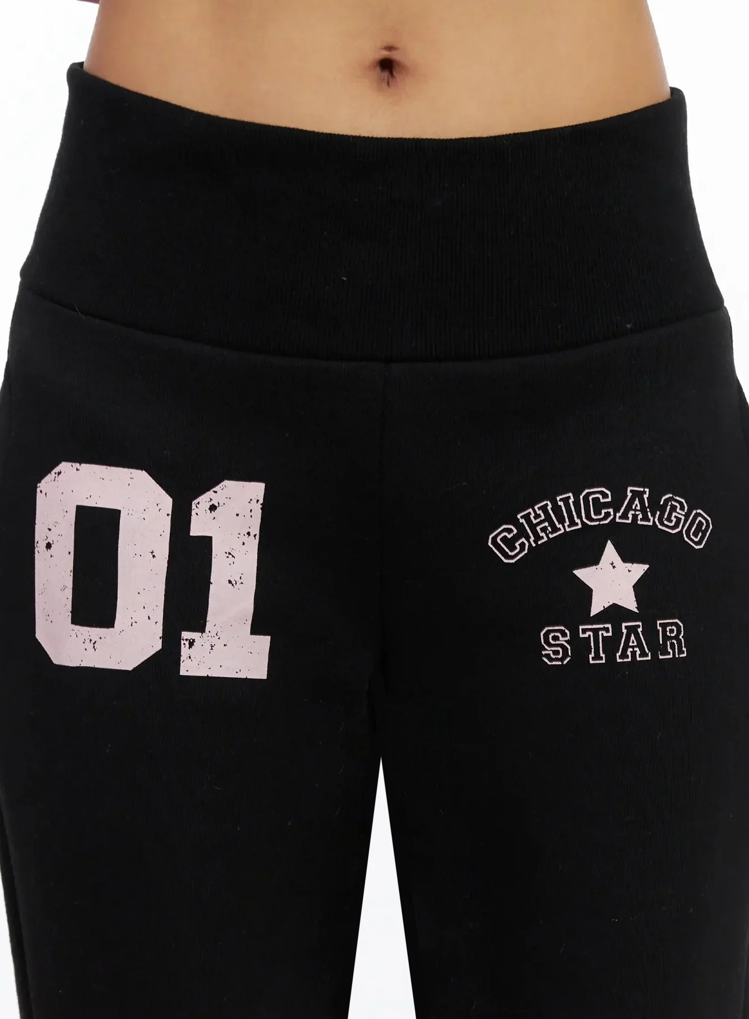 Graphic Bootcut Pants IN528 - Image 4