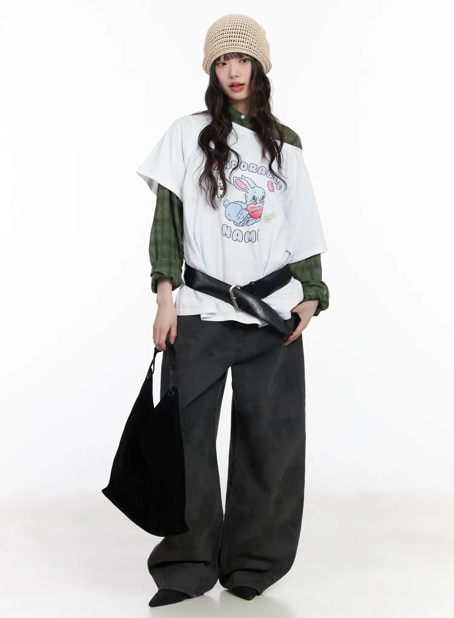 Graphic Bunny Off-Shoulder Top CM526 - Image 6