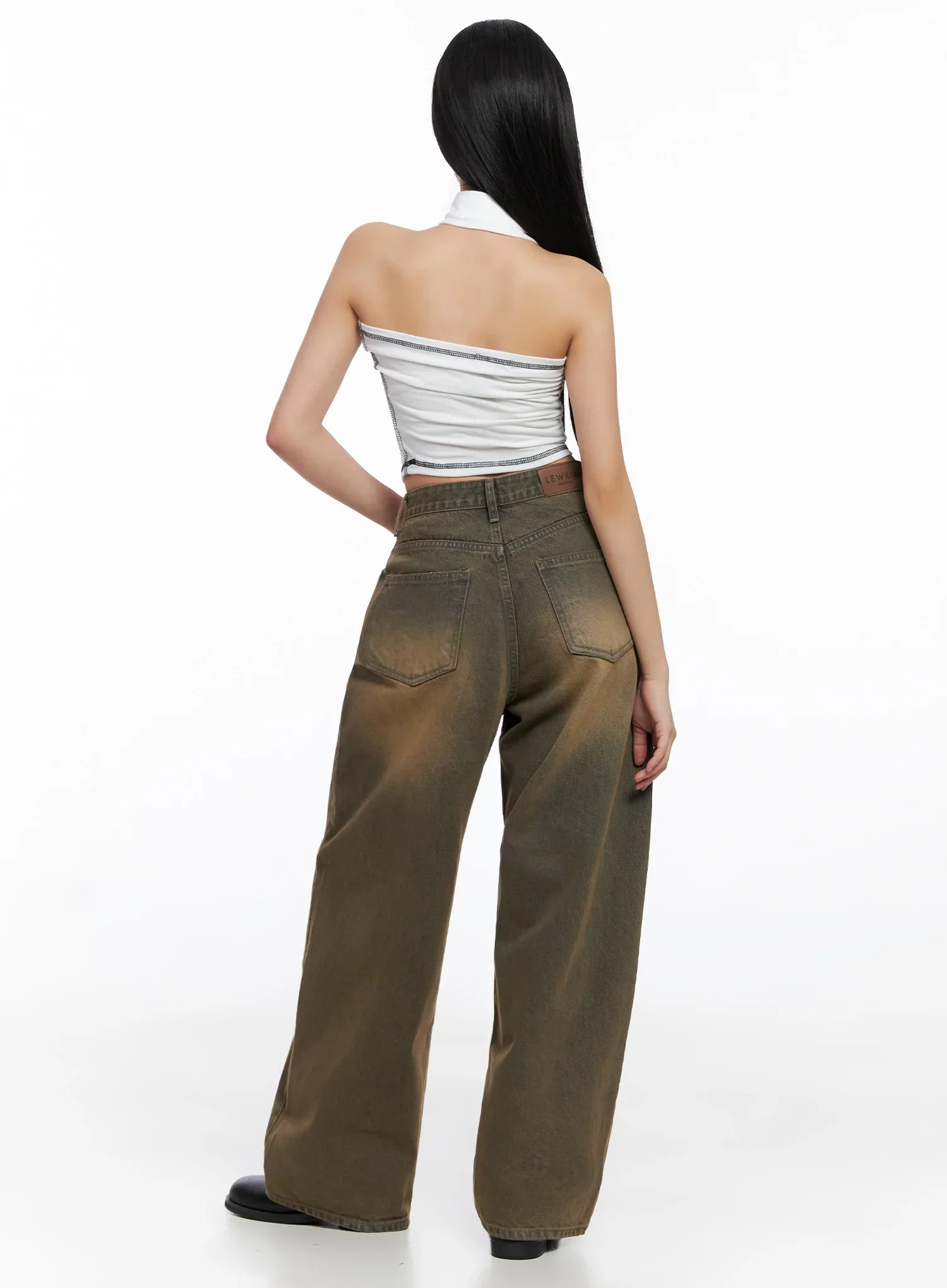 Graphic Collared Tube Top IS525 - Image 9