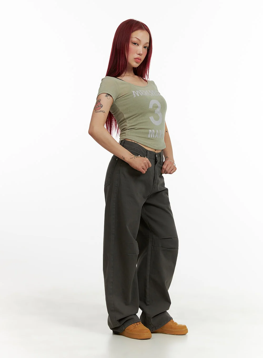 Graphic Cotton Crop Tee CY430 - Image 6