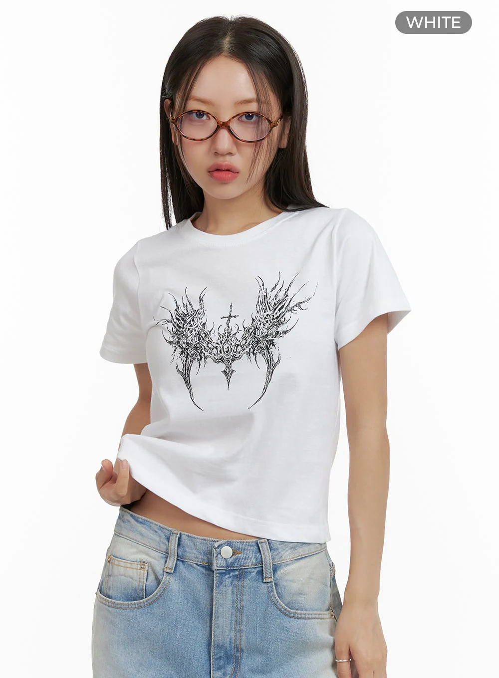 Graphic Crop Tee CU405 - Image 8