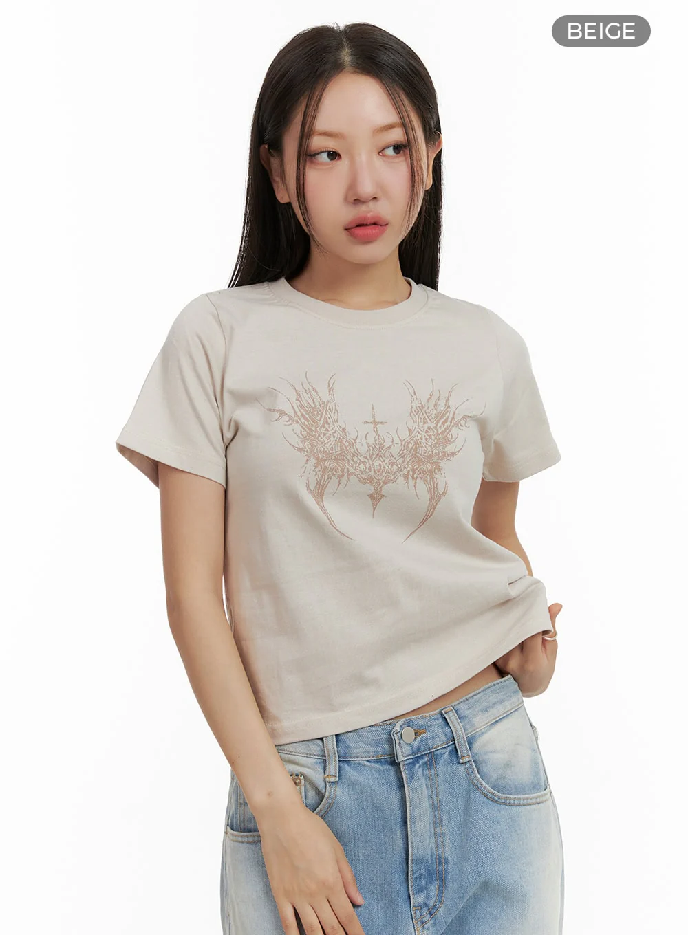 Graphic Crop Tee CU405 - Image 9