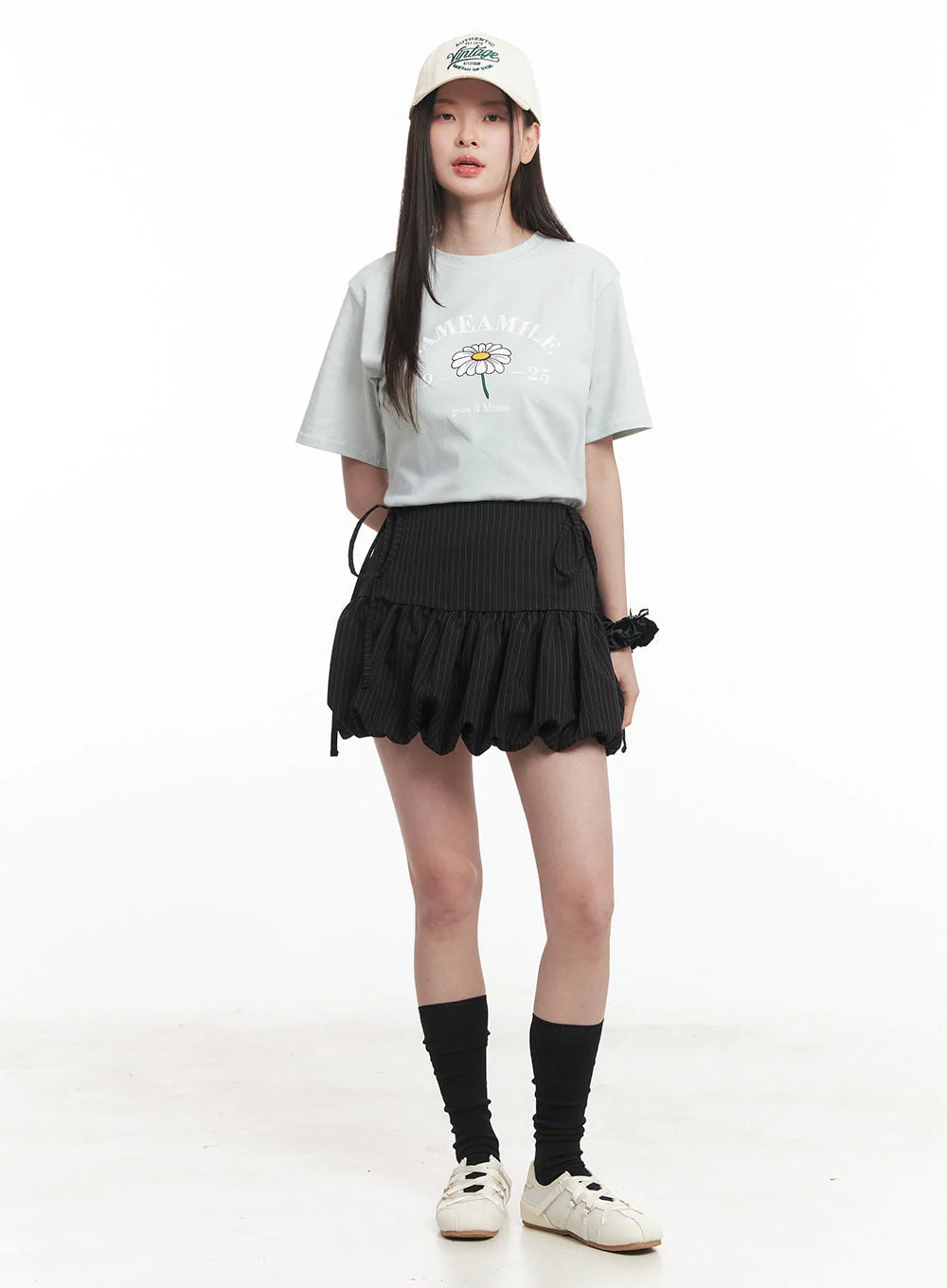 Graphic Flower T-Shirt IY509 - Image 2