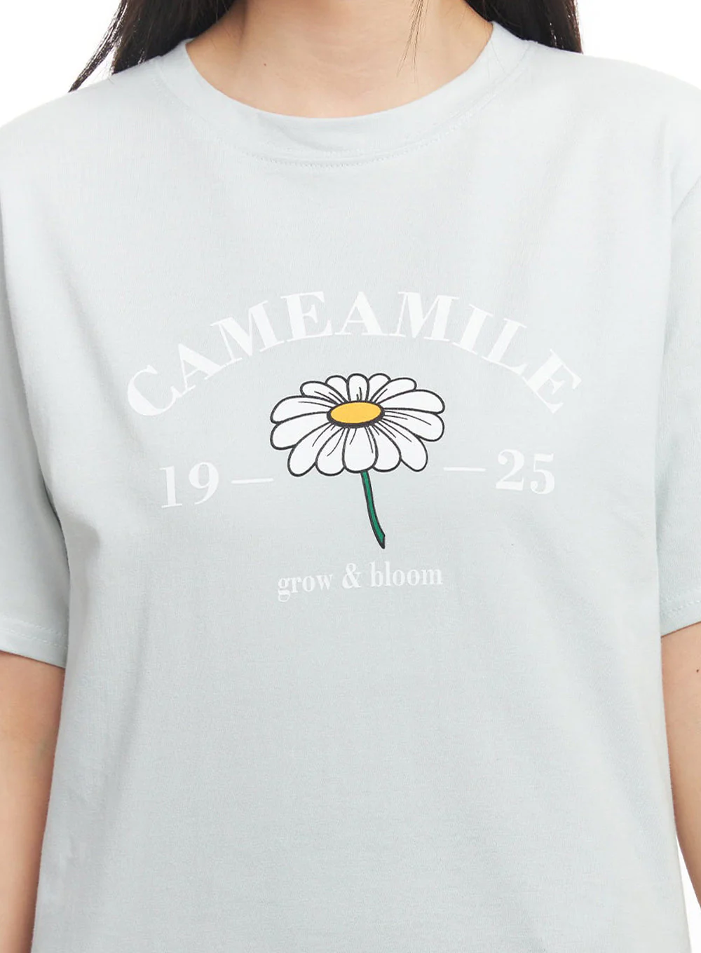 Graphic Flower T-Shirt IY509 - Image 3