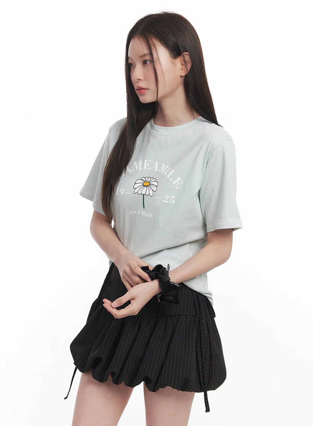 Graphic Flower T-Shirt IY509 - Image 8