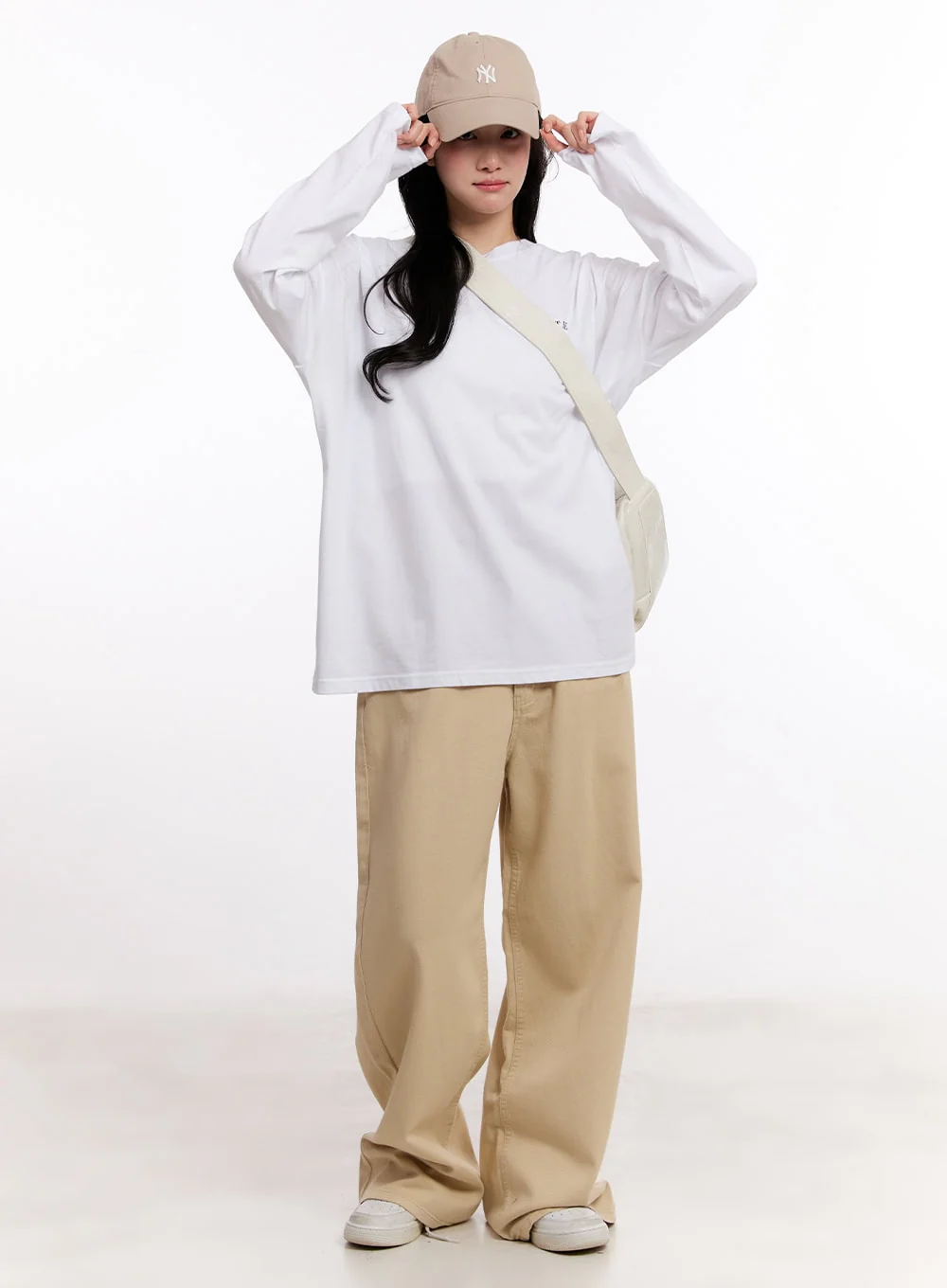 Graphic Oversize Long-Sleeve T-Shirt CM527 - Image 10