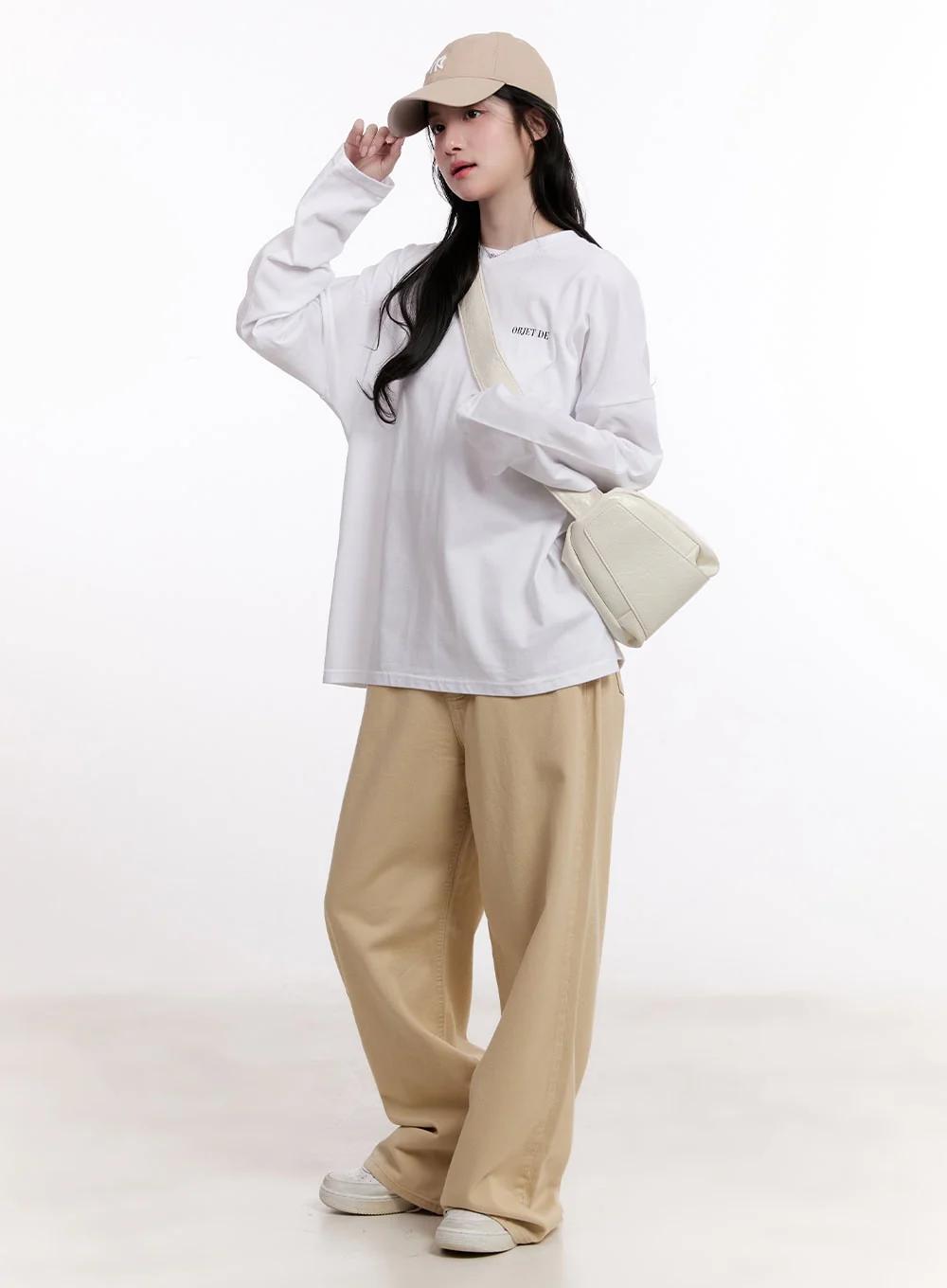 Graphic Oversize Long-Sleeve T-Shirt CM527 - Image 11