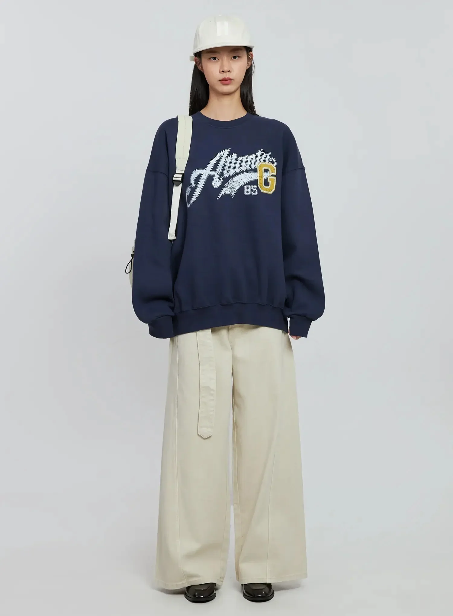 Graphic Oversized Crewneck IO530 - Image 12