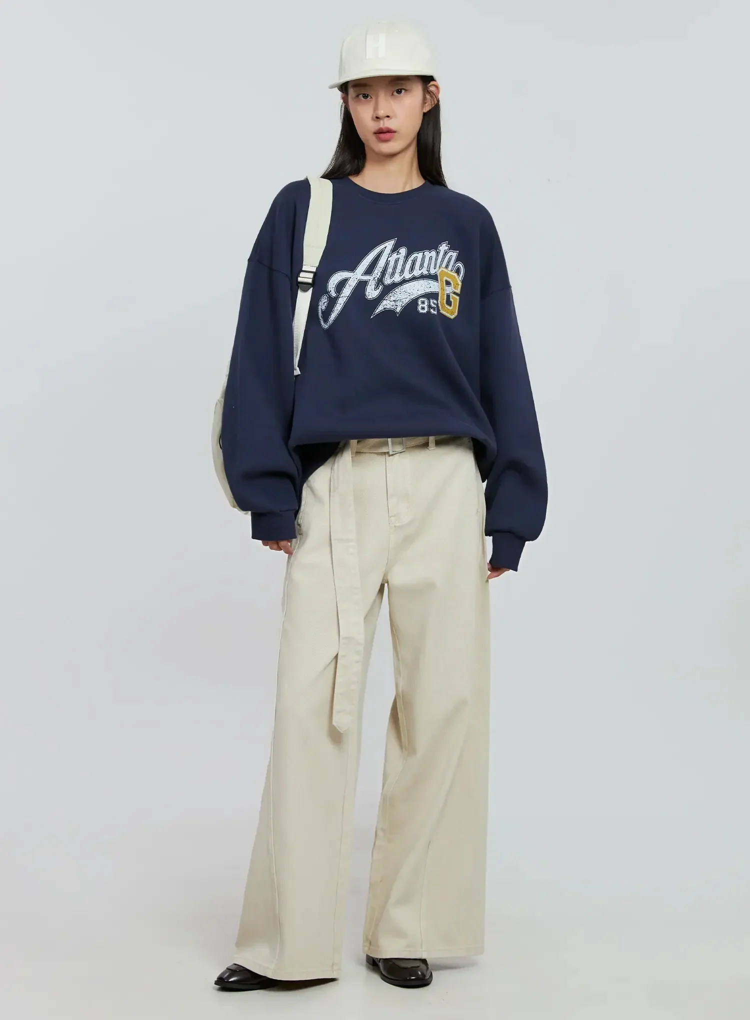Graphic Oversized Crewneck IO530 - Image 2