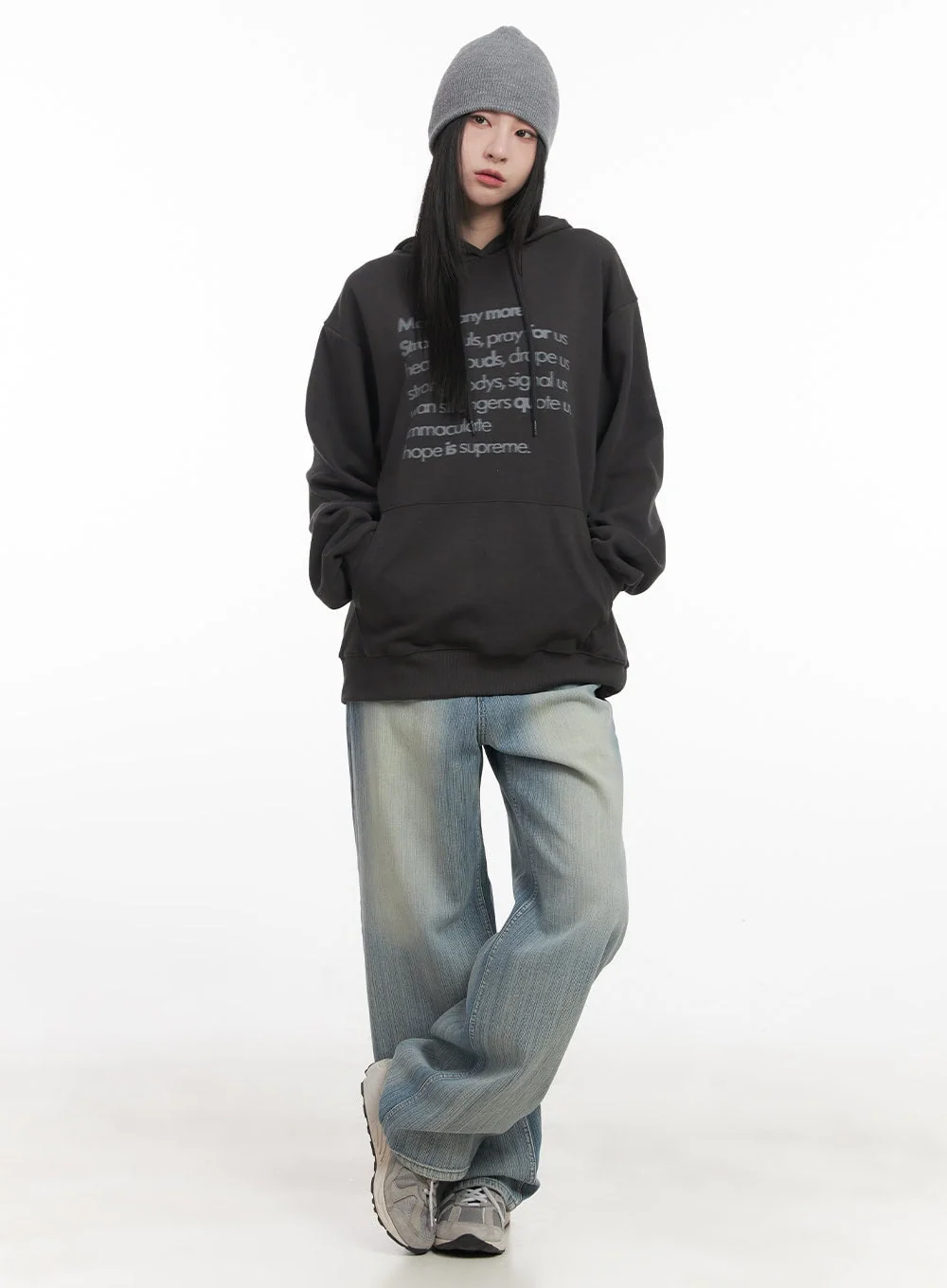 Graphic Oversized Hoodie CF514 - Image 2