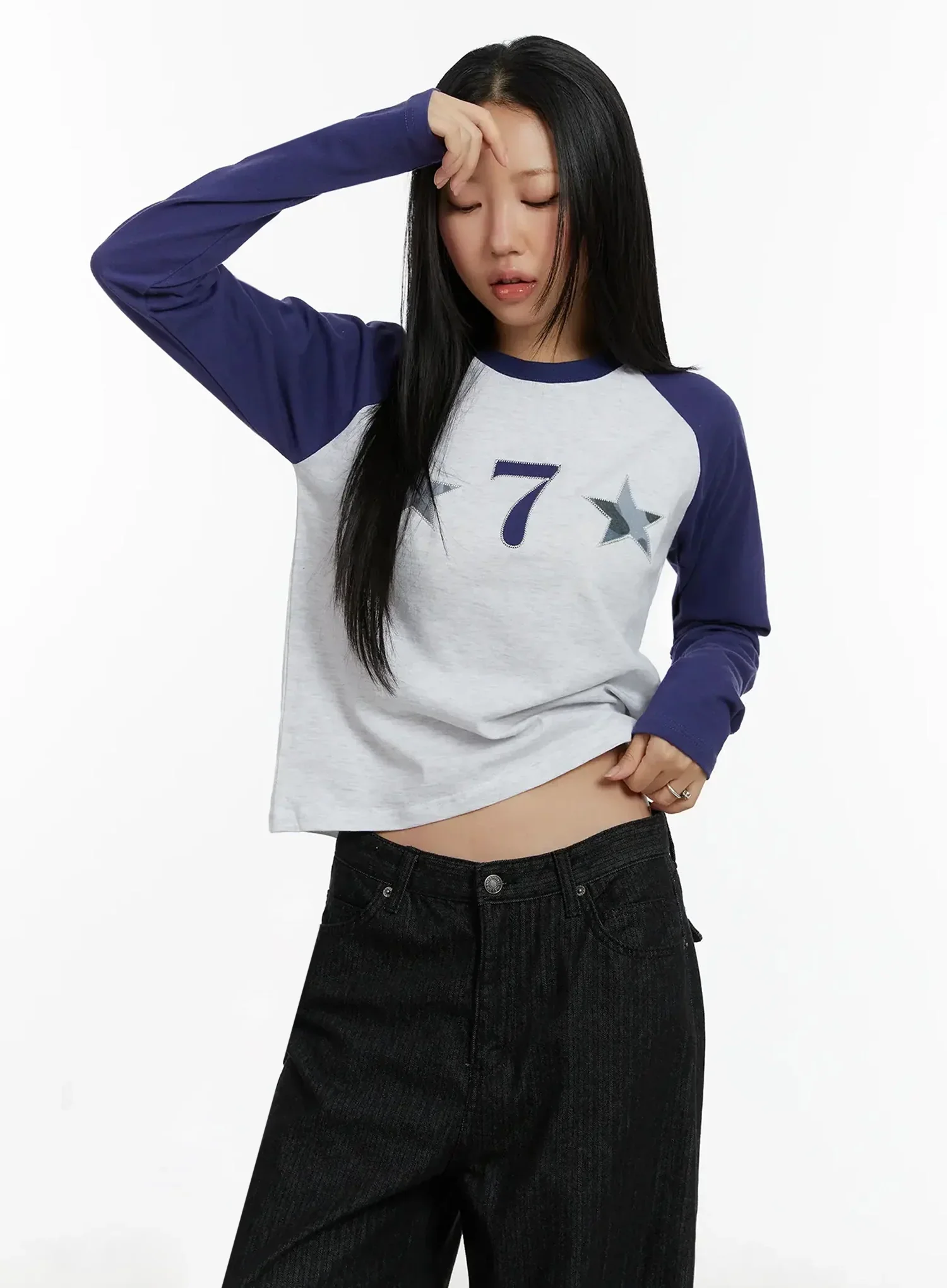 Graphic Print Long Sleeve Top ID525 - Image 4