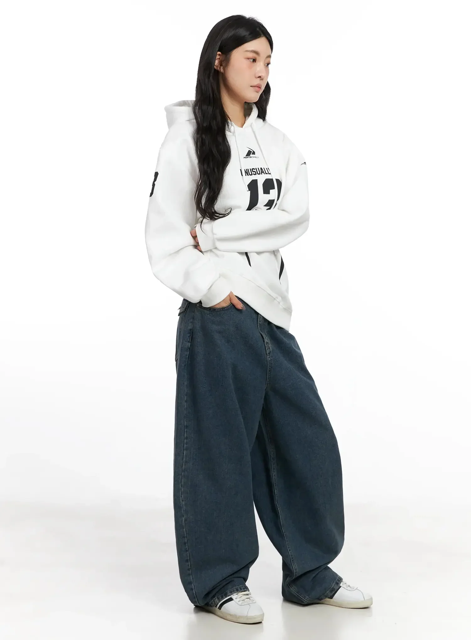 Graphic Print Oversized Hoodie IN528 - Image 6