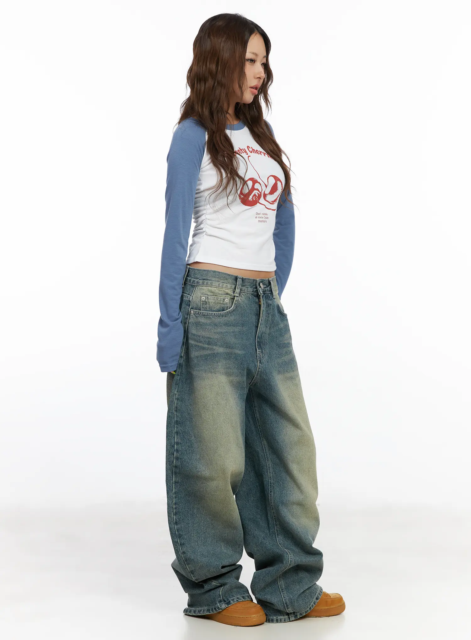Graphic Raglan Long Sleeve Tee CF512 - Image 8