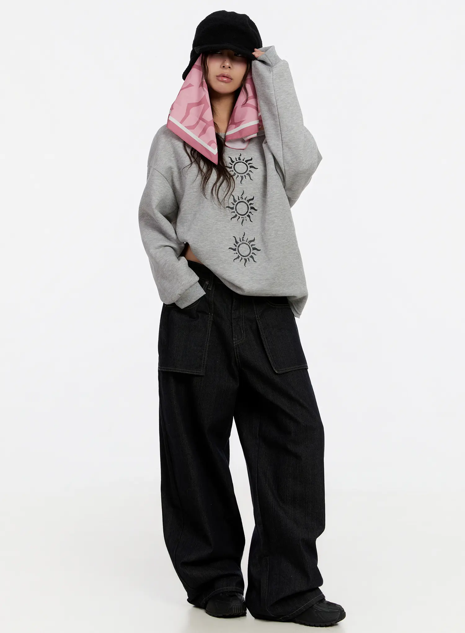 Graphic Scarf CN513 - Image 4