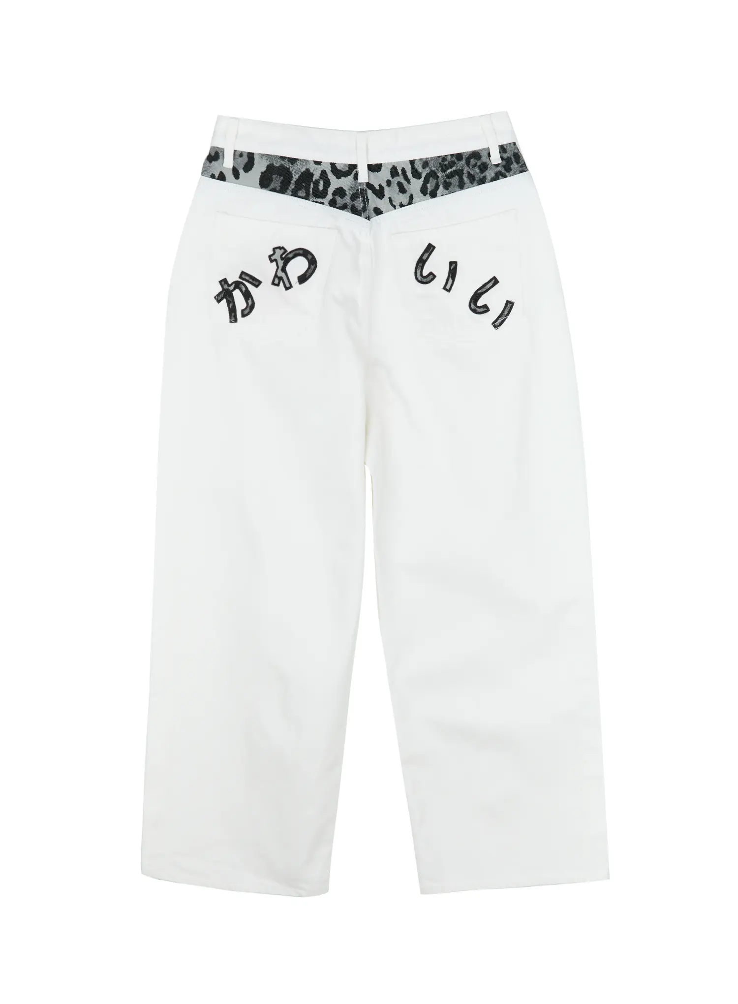 Graphic Wide Cotton Pants CC1109 - Image 11