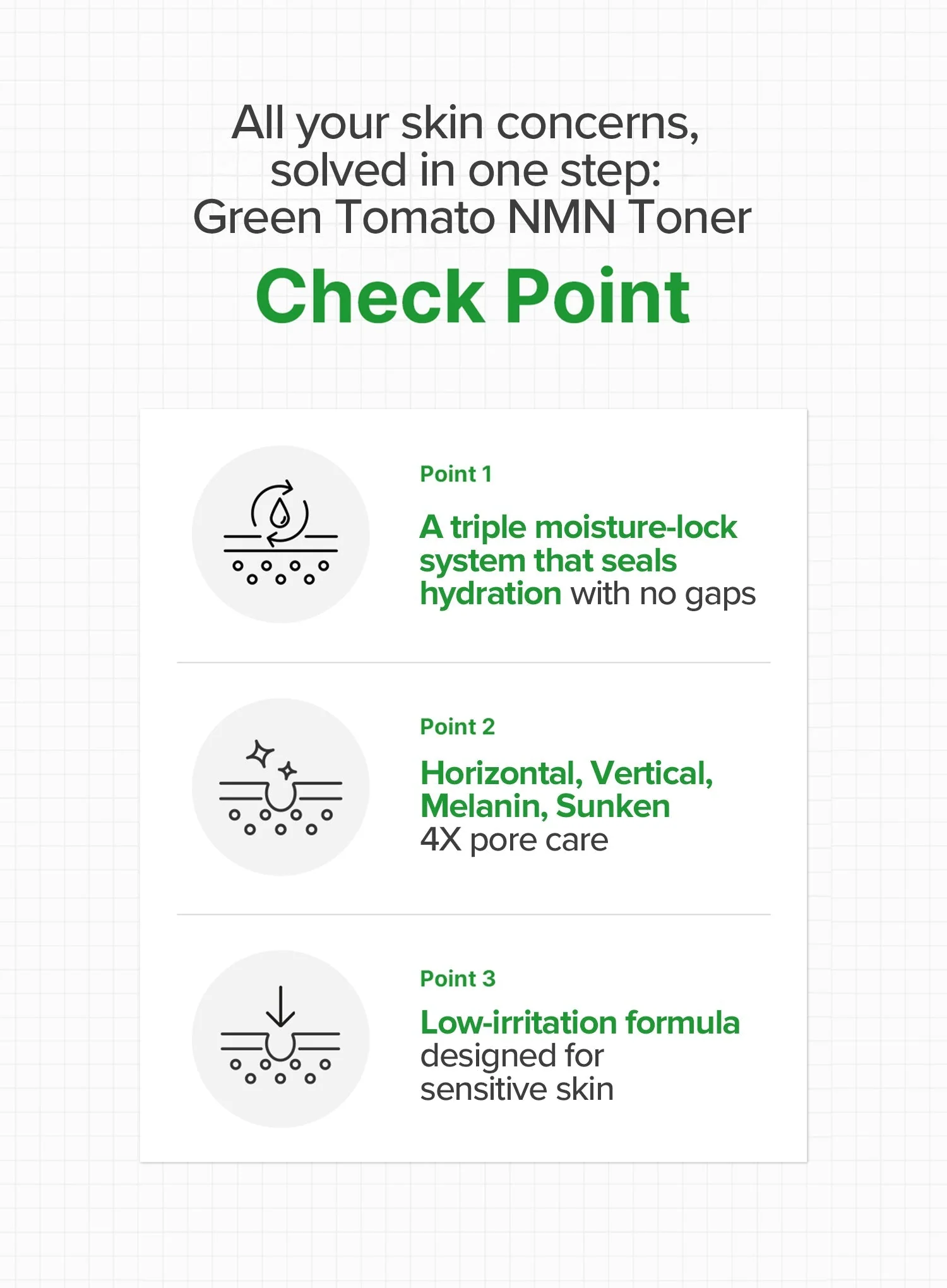 Green Tomato NMN Pore Hydro Soothing Toner (350g) - Image 10