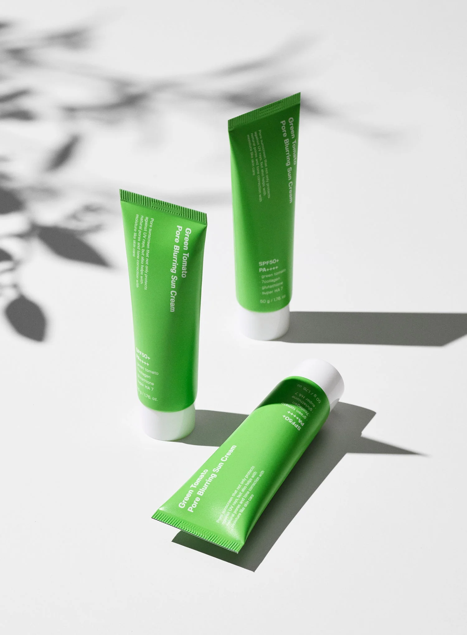 Green Tomato Pore Blurring Sun Cream (SPF50+ PA++++) (50g) - Image 7