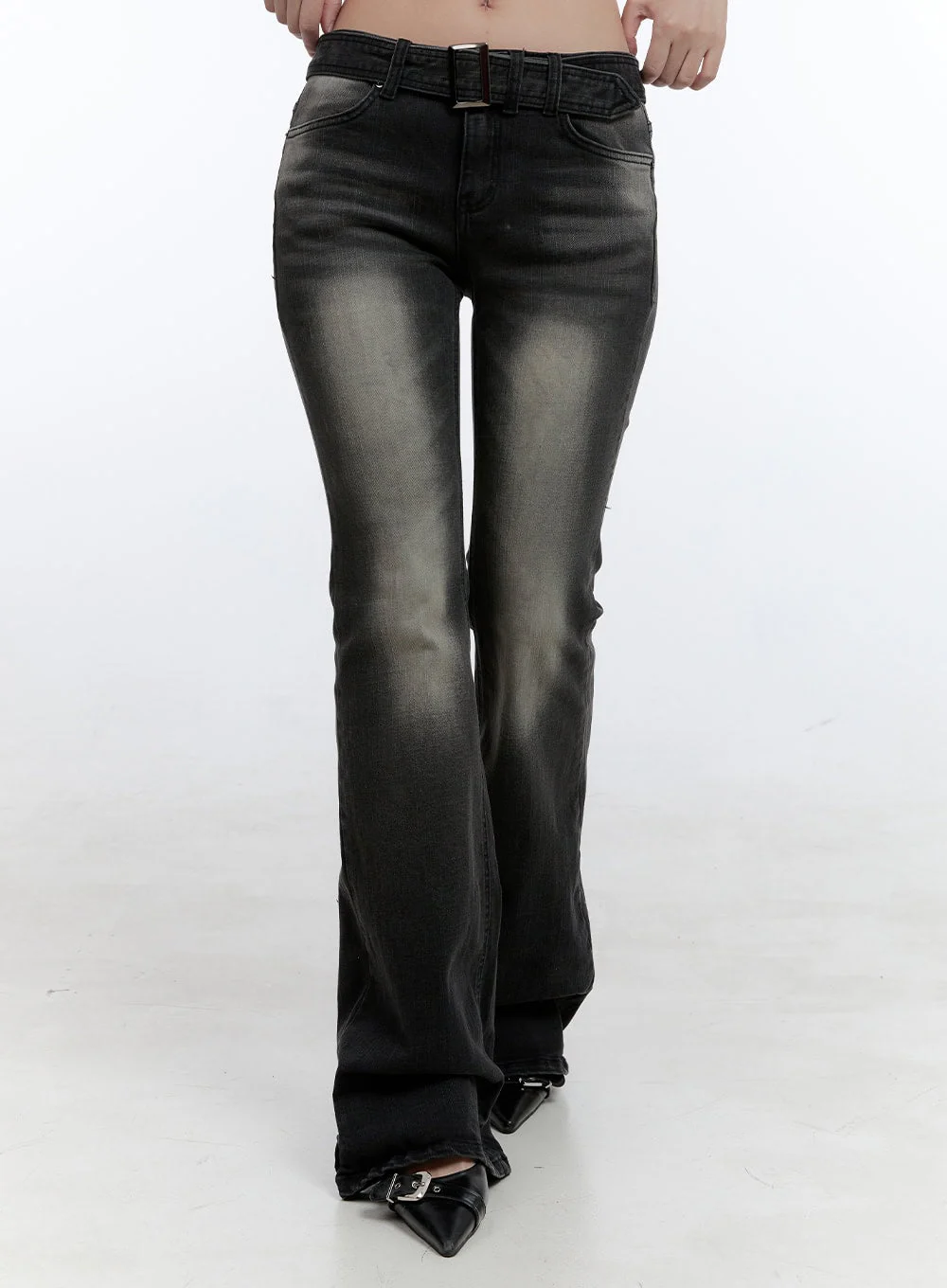 Gwen Belt Bootcut Jeans CG414