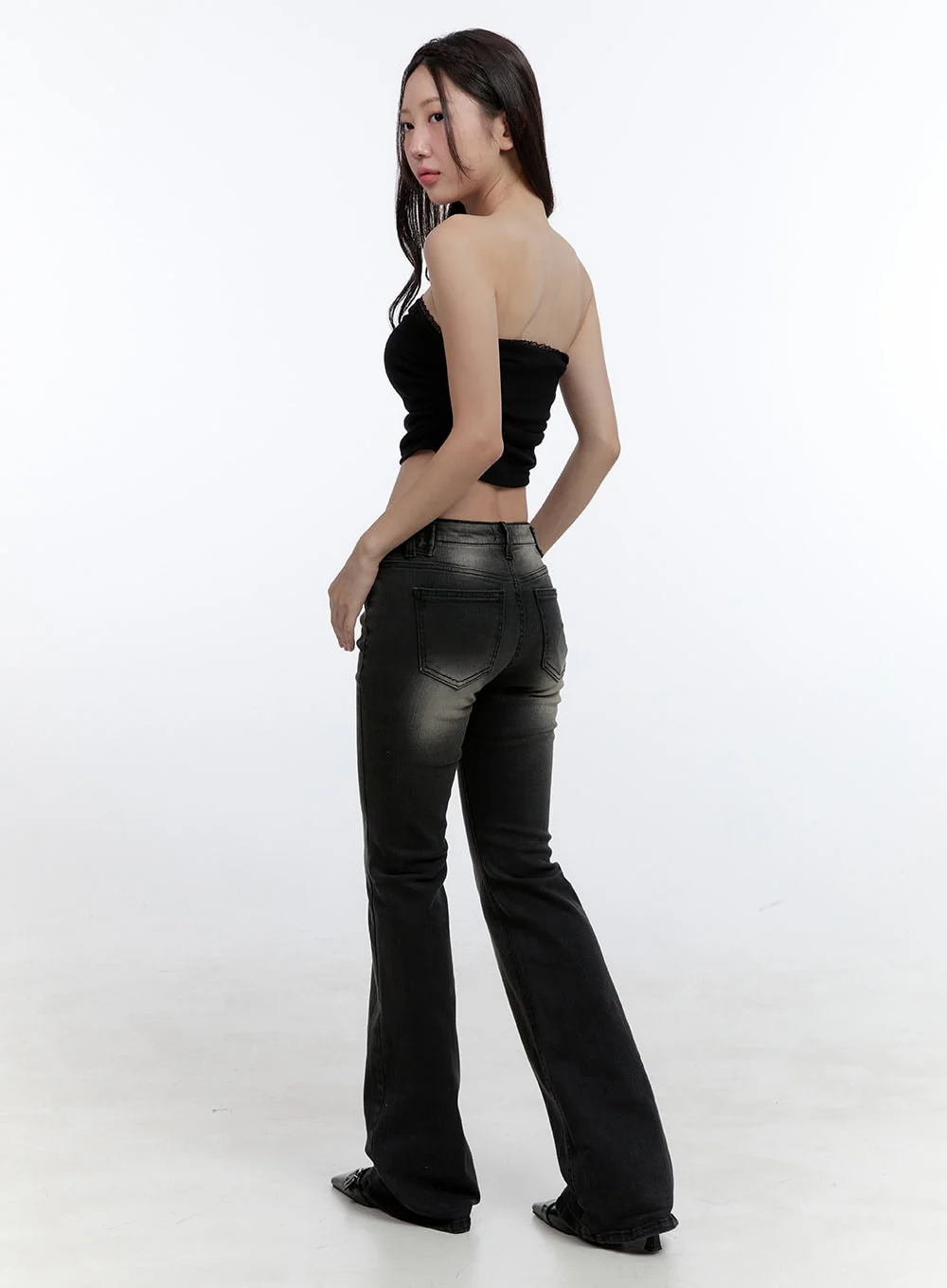 Gwen Belt Bootcut Jeans CG414 - Image 5
