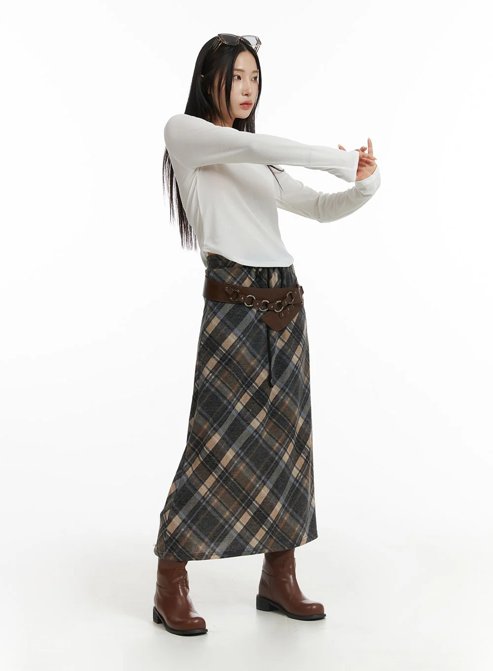 Halter Neck Long Sleeve Top CF401 - Image 3