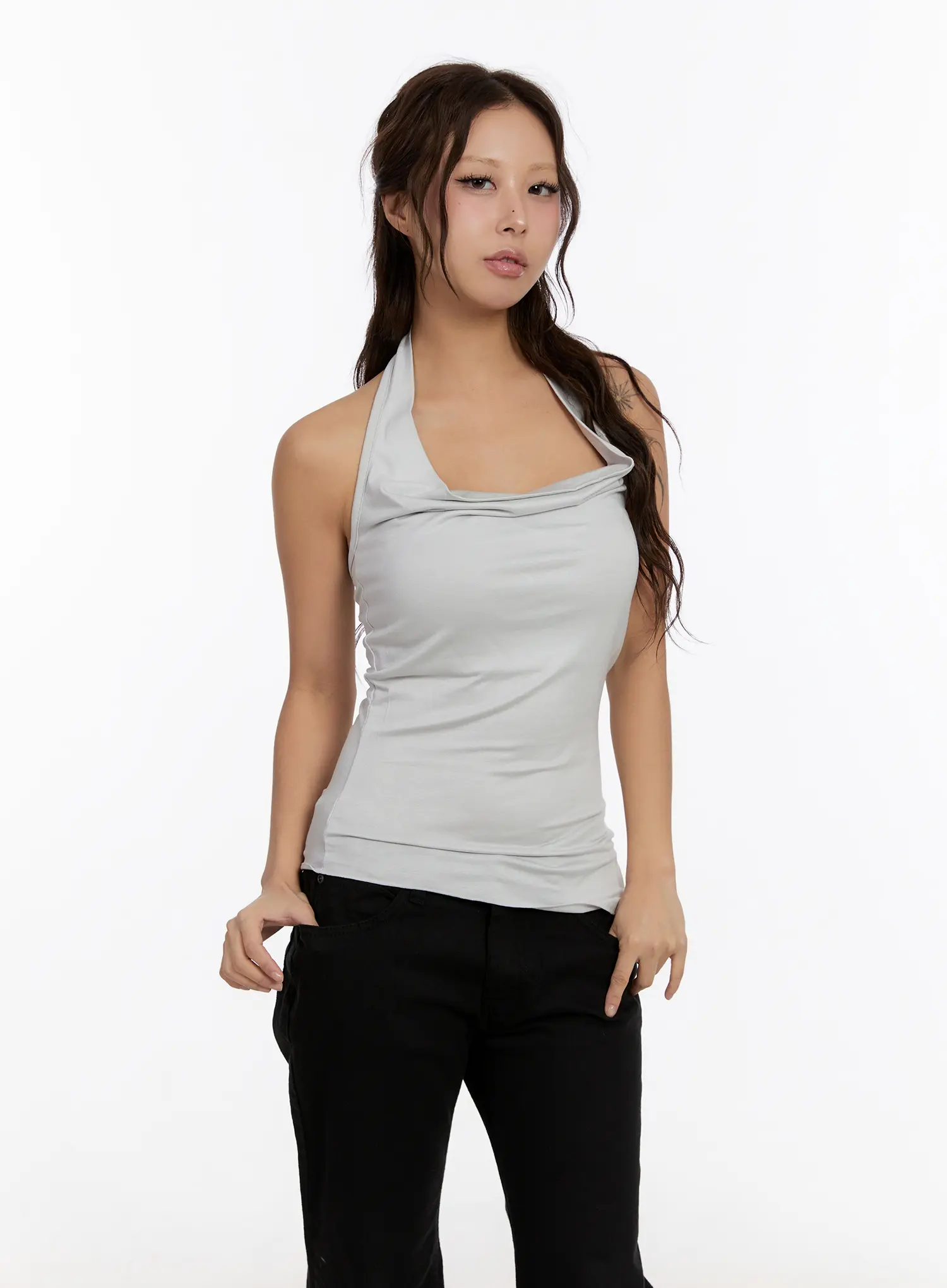 Halter Neck Sleeveless Top CN527 - Image 8