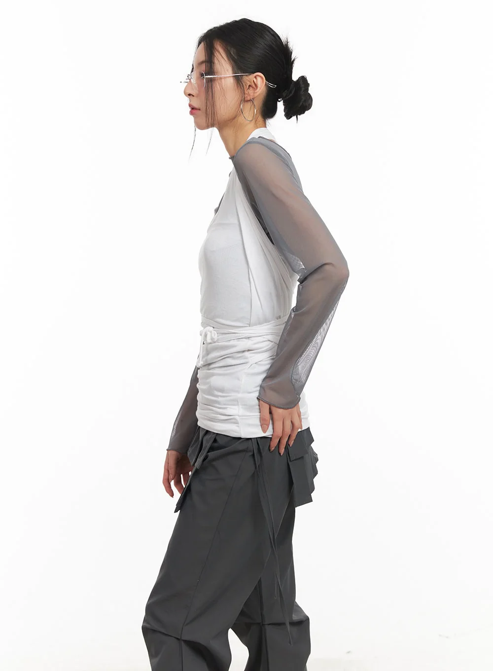 Halter-Neck Wrap Tank Top CM503 - Image 4
