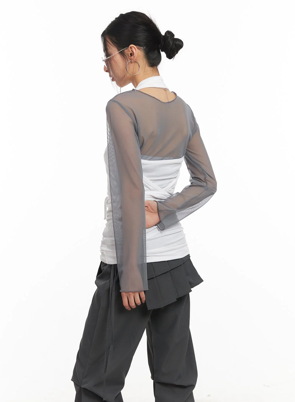 Halter-Neck Wrap Tank Top CM503 - Image 5