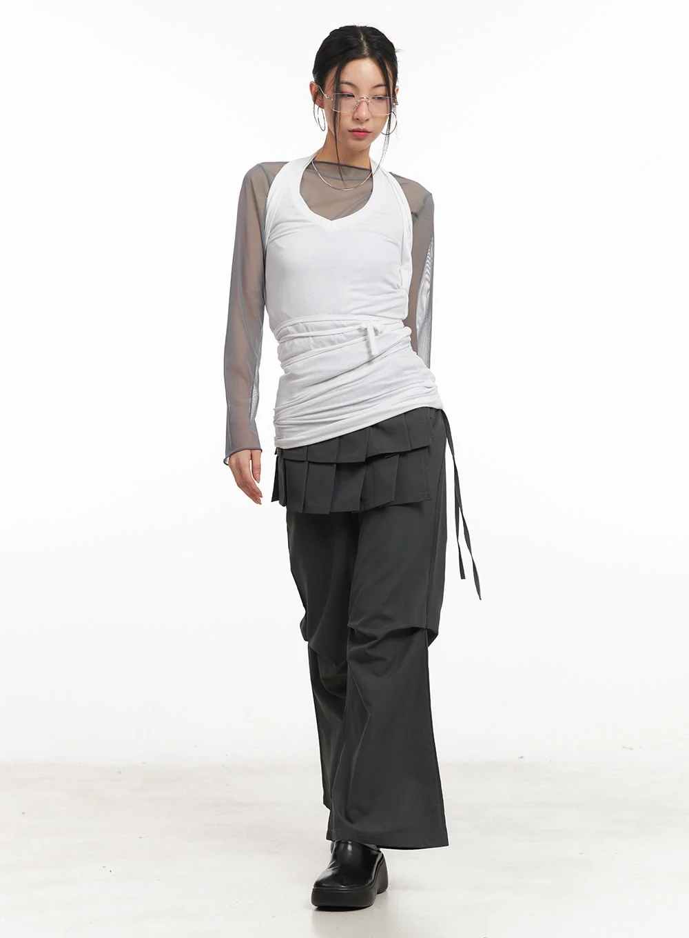 Halter-Neck Wrap Tank Top CM503 - Image 6